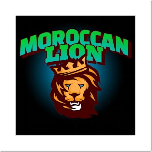 Moroccan Lion Posters and Art